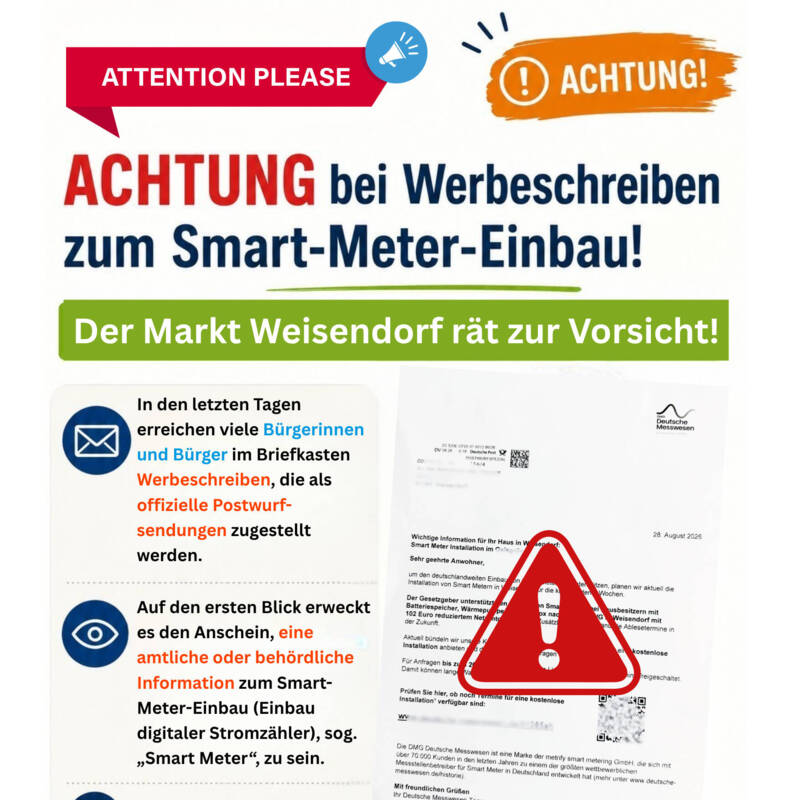 ACHTUNG bei Werbeschreiben zum Smart-Meter-Einbau!